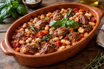 Italian Casserole with Cannellini Beans